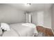Bedroom featuring hardwood floors and neutral wall paint at 620 Newport St, Denver, CO 80220