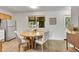 Kitchen/dining area with light wood table, four chairs, and natural light at 1030 Kohl St, Broomfield, CO 80020