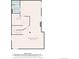 Floor plan showcasing the basement layout, which includes a recreation room, utility area, and bathroom at 3426 W 98Th W Dr # A, Westminster, CO 80031