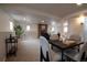 Finished basement dining area offering a stylish table and decor, ideal for entertaining at 2300 S Krameria St, Denver, CO 80222