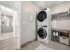 Convenient laundry room with stackable washer and dryer at 4200 W 17Th Ave # 311, Denver, CO 80204