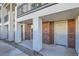 Private entryway to townhouse with brick exterior at 4537 Tabor St, Wheat Ridge, CO 80033