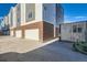 Attached garages for townhouses with additional storage at 4537 Tabor St, Wheat Ridge, CO 80033