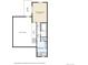 Floorplan featuring a primary bedroom, walk-in closet, hall and bath at 9546 Firenze Way, Highlands Ranch, CO 80126