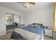 Bedroom with large mirror and light neutral carpet at 705 Prairie Ridge Rd, Highlands Ranch, CO 80126