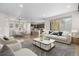 Bright living room featuring modern furniture, open floor plan, and contemporary finishes at 540 E Fremont Pl, Centennial, CO 80122