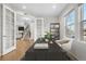 Bright home office featuring a modern desk, natural light, and easy access to the main living areas at 540 E Fremont Pl, Centennial, CO 80122