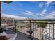 A picturesque view from a private balcony overlooks the neighborhood and offers outdoor seating at 1925 W 32Nd Ave # 404, Denver, CO 80211