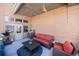 This expansive outdoor balcony offers ample space for entertaining, with comfortable seating and a grill at 1925 W 32Nd Ave # 404, Denver, CO 80211