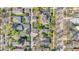 A bird's-eye view of a residential area, highlighting street patterns and tree coverage at 1027 S University Blvd, Denver, CO 80209