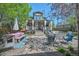Inviting backyard retreat with stylish patio furniture and a charming covered porch at 1027 S University Blvd, Denver, CO 80209