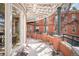 Expansive balcony with white pergola, offering an outdoor entertaining space at 3249 W Fairview Pl # 106, Denver, CO 80211