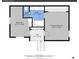 Detailed floor plan showcases bedrooms, bathrooms, and hall layout on one level at 23626 Genesee Village Rd, Golden, CO 80401