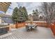 Outdoor deck with dining table and grill at 240 Corby Pl, Castle Pines, CO 80108