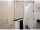 Sleek bathroom with a glass-enclosed shower and modern fixtures at 1242 Yates St # U2, Denver, CO 80204