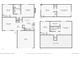 Floor plan displaying layout with dimensions of kitchen, living room, bedrooms, bathrooms, and garage at 7061 Palisade Dr, Highlands Ranch, CO 80130