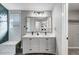 Well-lit bathroom with dual sinks and ample counter space at 12018 Hudson Ct, Thornton, CO 80241