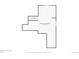 Basement floor plan with measurements showing an unfinished basement at 700 Lillibrook Pl, Erie, CO 80026