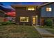 Charming brick home with well-maintained lawn and inviting entrance under a beautiful sunset sky at 8666 Mariposa St, Thornton, CO 80260