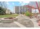 Exterior building with gardens and seating including a courtyard and landscaping at 955 Eudora St # 801E, Denver, CO 80220