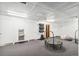 Exercise room with cardio equipment, weights, mirrors, and a water fountain at 955 Eudora St # 801E, Denver, CO 80220
