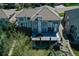 Aerial of home showing a deck, backyard, and landscaping at 16627 W 1St Ave, Golden, CO 80401