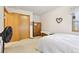 Bright bedroom with double bed and plenty of closet space at 1411 Maple Dr, Berthoud, CO 80513