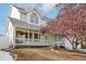 Two-story house with front porch and landscaping at 1411 Maple Dr, Berthoud, CO 80513