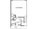 Floorplan of the lower level showing a two car garage, entry, and porch at 2641 Channel Dr, Highlands Ranch, CO 80129