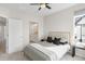 A bedroom with white walls and light fixtures at 9305 Gore St # A, Arvada, CO 80007