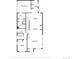 Floor plan showing dimensions of entry, kitchen, living room, and bedrooms at 9976 E 63Rd Ave, Denver, CO 80238