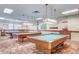 The game room features classic pool tables, perfect for challenging friends and honing your skills at 14001 E Marina Dr # 606, Aurora, CO 80014