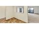 Partial view from living room showing the balcony and entryway in this spacious, open-concept home at 14001 E Marina Dr # 606, Aurora, CO 80014
