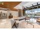 Beautiful condo lobby featuring elegant seating, modern decor, and a stunning water feature at 333 S Monroe St # 211, Denver, CO 80209
