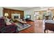 Inviting living room features a cozy fireplace, hardwood floors, and an open layout at 8840 Niwot Rd, Niwot, CO 80503
