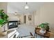 Spacious bedroom with a fireplace and a cozy seating area at 12925 Grant Cir # A, Thornton, CO 80241