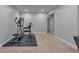 Basement exercise room with exercise equipment provides a dedicated space for fitness activities at 7665 Grady Cir, Castle Rock, CO 80108