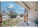 Charming front porch with stone accents, potted plants, and a pleasant view of the neighborhood at 7665 Grady Cir, Castle Rock, CO 80108