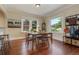 Bright dining room with hardwood floors and large windows at 3560 N Columbine St, Denver, CO 80205