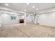 Unfinished basement featuring pot lights, neutral carpet, and white walls at 94 Spring Ln, Boulder, CO 80302