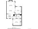 Main floor plan showing kitchen, living, dining, foyer, bedroom, and bathroom areas at 6664 S Webster St, Littleton, CO 80123