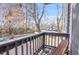 Cozy balcony with a view of the neighborhood, ideal for relaxing outdoors in a private setting at 7891 Allison Way # 201, Arvada, CO 80005