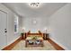 Inviting living room with modern decor, hardwood floors, and bright natural light at 1267 Quitman St, Denver, CO 80204