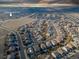 Aerial view showcasing the Cobblestone Ranch neighborhood layout and community features at 8099 Sabino Ln, Castle Rock, CO 80108