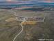 Aerial view of the Cobblestone Ranch Park, featuring open spaces and recreational amenities at 8099 Sabino Ln, Castle Rock, CO 80108