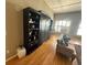 The living room features modern decor and an open floor plan with access to the kitchen at 1555 California St # 609, Denver, CO 80202