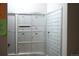 Mailboxes inside of building with neutral paint and metal boxes for residents at 1555 California St # 609, Denver, CO 80202