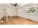 Bright living room with hardwood floors and ample natural light at 4111 S Delaware St, Englewood, CO 80110