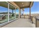 Outdoor deck with sliding glass doors offers an outdoor space to enjoy the view at 668 Leafy Aster Ln, Castle Rock, CO 80104