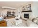 Bright living room featuring a fireplace and elegant decor, perfect for relaxation and entertaining guests at 668 Leafy Aster Ln, Castle Rock, CO 80104